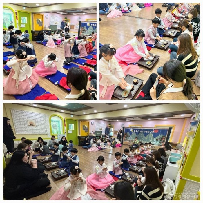 큰절 후 정성스레 우링차를 부모님께 대접하는 장면 (2).jpg