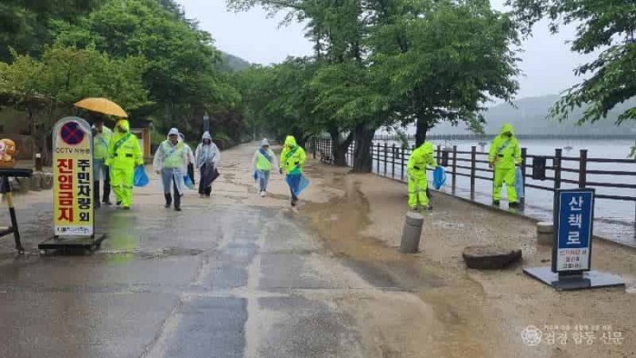 안동시청노동조합, 안동댐 일대에서 환경캠페인 전개 (2).jpg