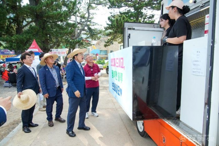 2-2. 주낙영 경주시장, 해수욕장 현장 점검 나서(2).jpg