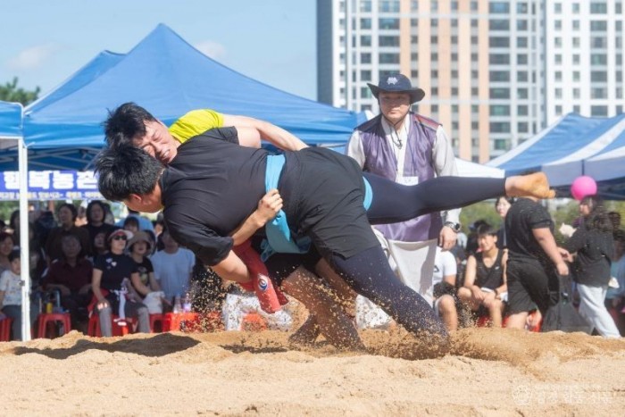 [고아읍]제3회 고아읍민 씨름대회  화합의 힘으로 성황리 개최4(씨름경기).jpg