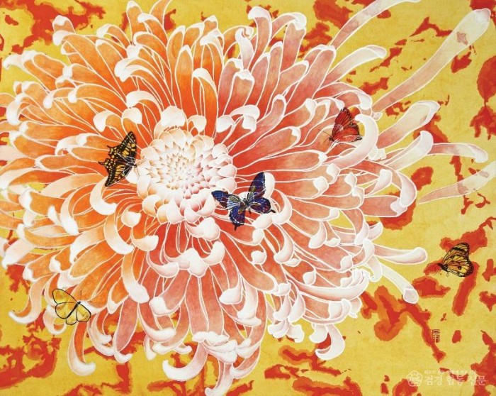 우아한 Graceful (16-30-03) 90.9x72.7cm, 순지에 혼합채색, 2016년작.jpg