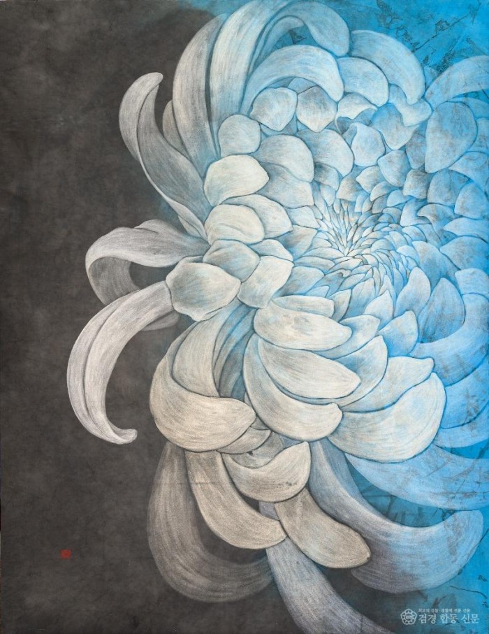 카르페디엠 2 112.1X145.5cm 순지에 채색(분채,은분,먹) 2025.jpg