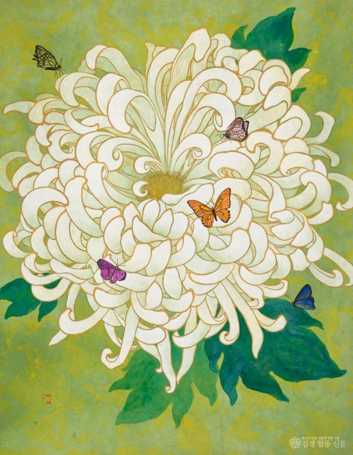 명상 Meditation (16-50-04) 91.0x116.8cm, 순지에 혼합채색, 2016년작.jpg