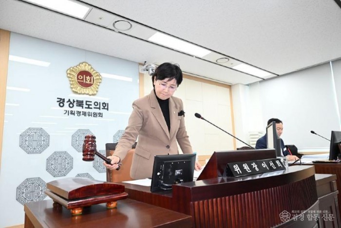 기획경제위원회 회의를 진행하는 이선희 위원장.JPG