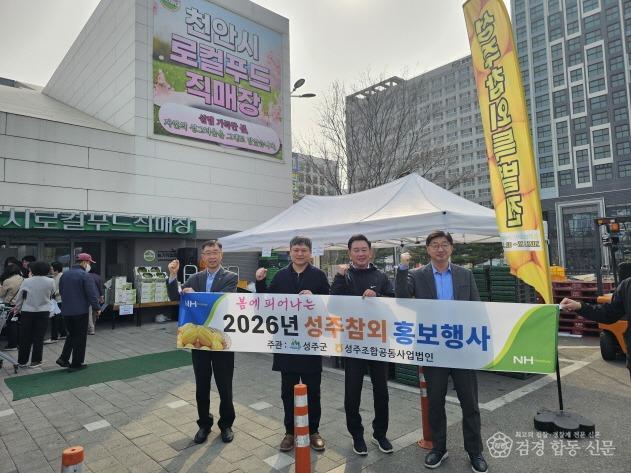 성주군사진(성주참외  천안서「제철 맞은 성주참외 홍보 행사」성료).jpg