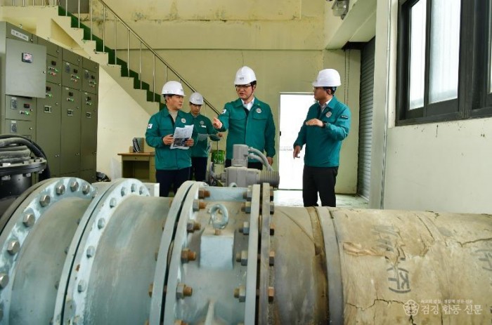 경산시 - 경산시, 여름철 자연재난 대비 배수펌프장 및 우수유출저감시설 일제 점검 실시(청천배수펌프장).jpg