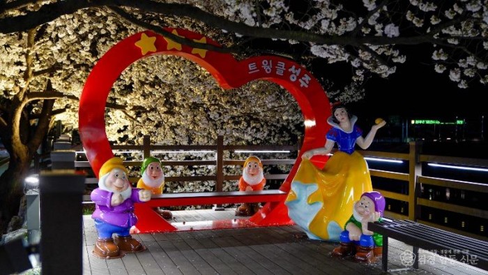 성주군사진(성밖숲 야간경관 포토존 설치로 