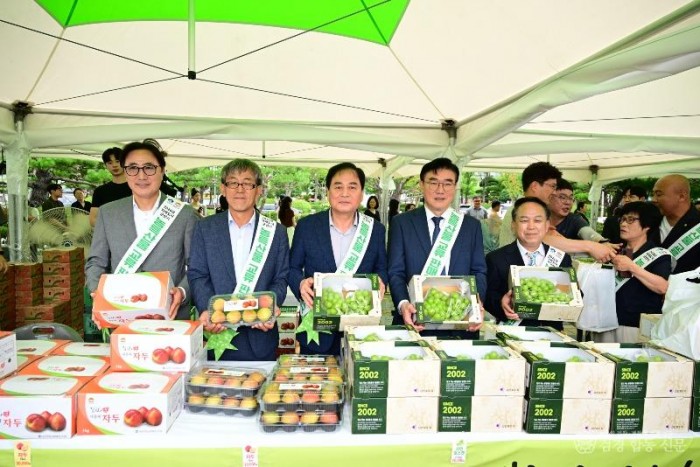 김천시, 자매도시 군산서 농특산물 홍보·판촉행사 진행-농식품유통과(사진1).jpg