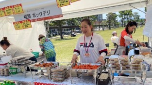 동아시아 문화도시 이벤트 참여 시즈오카 한인회 임원진 활동