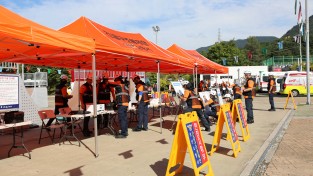 성산소방서, 긴급구조종합훈련 실시