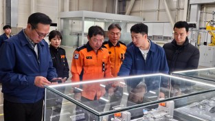 성산소방서, 대형사업장 화재 예방을 위한 현장 지도 방문 실시