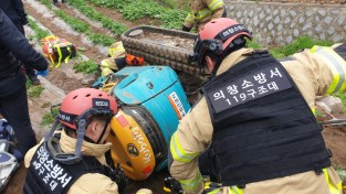 의창소방서, 가을 수확 철 농기계 안전사고 주의 당부