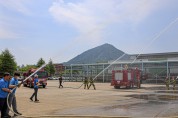 의창소방서, 육군종합정비창 합동 소방 훈련
