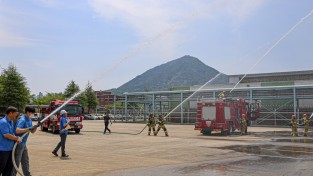 의창소방서, 육군종합정비창 합동 소방 훈련