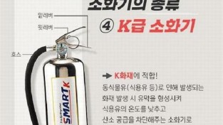 성산소방서, 주방용 K급 소화기 비치 당부