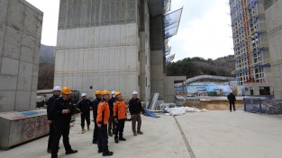 성산소방서, 봄철 건설 현장 화재 예방 방문지도