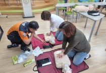 함안소방서, 함안초 교직원 대상 심폐소생술 교육