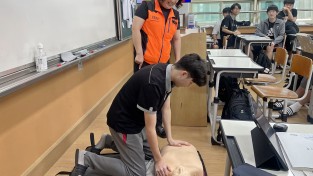 창원소방본부, 의용소방대 수호천사 심폐소생술 교육나서