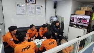 성산소방서, 소방차량 사고방지 교육