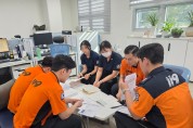 의창소방서, 구급대원 폭행 피해 근절 순회 교육 시행