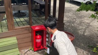 경남소방본부, “안전한 휴가철 사수한다.”  야영장·휴게소 398곳 화재 안전 밀착 점검
