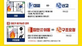 의창소방서, 아파트 화재 대비 피난 행동 요령 홍보