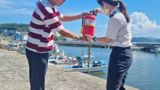 창원  소방본부, 화재취약지역 공용소화기함 설치 및 교육