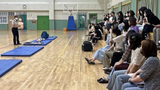 창원소방본부, 진해신항 초 교직원 대상 심폐소생술 교육