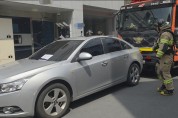경남소방본부,  소방차 길 막는 ‘불법 주·정차 강제처분’ 훈련 전개