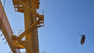 성산소방서, 고소 작업자(크레인) 합동 구조 훈련 시행