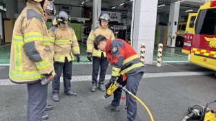 창원소방본부, 신규 소방공무원 실무적응 훈련 한창
