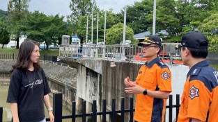 이상기 의창소방서장, 여름철 풍수해 대비 재해우려지역 현장 점검