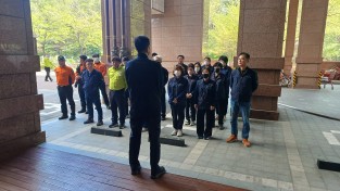 더시티세븐자이, 민·관 합동 종합 소방 훈련 시행