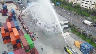 성산소방서, 에너지저장장치(ESS) 시설 합동 소방 훈련 시행