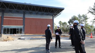 이길하 성산소방서장, 공사장 화재예방 안전컨설팅