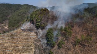 경남소방본부, 산림 인접 지역 불법 소각 137건  관할 행정청 통보