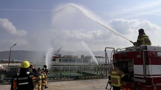 창원소방본부, 2026년 1분기 선박 화재 대응 소방 훈련 시행