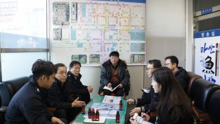 마산소방서, 설 연휴 대비 전통시장 안전관리 강화