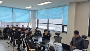 의창소방서, 에너지 저장시설 현지 적응훈련 및 현장 컨설팅 시행