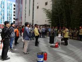 마산소방서, 자유무역지구 공장 합동 소방 훈련