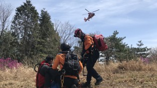 창원소방본부, “봄 향기에 취해 삐끗” 산악 안전사고 주의