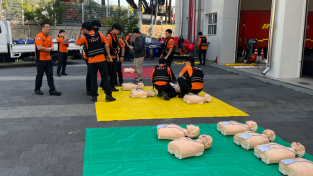 의창소방서, 2025년 긴급구조통제단 가동 훈련 대비 재난현장 구급대응훈련 실시