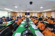 경남소방본부, 대형 재난 대응‘빈틈없다’  긴급구조통제단 도상 훈련