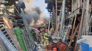 경남소방본부, 공사 중 작은 불티, 큰 화를 부릅니다!