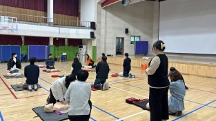 창원소방본부, 교직원 대상 심폐소생술 등 응급처치 교육