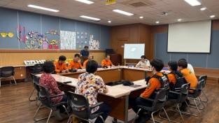 안병석 의창소방서장,  추석 대비 피난 취약 시설 현장 안전 지도