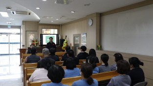 마산소방서, 설 명절 대비 요양병원 방문 안전 점검·지도