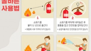 창원소방본부, 화재 초기 소화기의 중요성 홍보