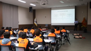 창원소방본부, 남·여 의용소방대 소집교육훈련 실시