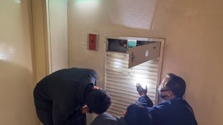 마산소방서, 설 명절 대비 대형 판매시설 합동점검 실시